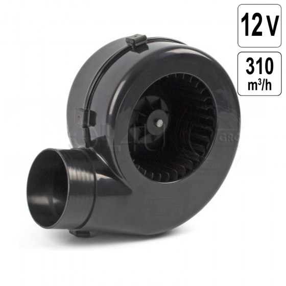 Ventilator Centrifugal 12V -  310 m3h - 1 Viteza - 001-A07-01D